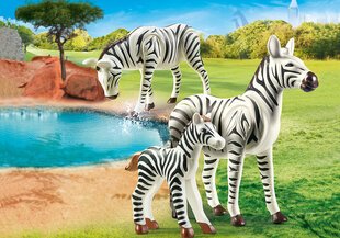 70356 PLAYMOBIL® Family Fun Zoologijos sodo zebrai kaina ir informacija | Konstruktoriai ir kaladėlės | pigu.lt