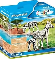 70356 PLAYMOBIL® Family Fun Zoologijos sodo zebrai kaina ir informacija | Konstruktoriai ir kaladėlės | pigu.lt