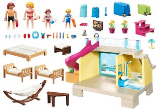 70435 PLAYMOBIL® Family Fun Vasarnamis su baseinu kaina ir informacija | Konstruktoriai ir kaladėlės | pigu.lt