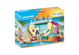 70435 PLAYMOBIL® Family Fun Бунгало с бассейном цена и информация | Конструкторы и кубики | pigu.lt