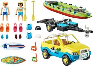 70436 PLAYMOBIL® Family Fun Paplūdimio automobilis su baidarėmis kaina ir informacija | Konstruktoriai ir kaladėlės | pigu.lt