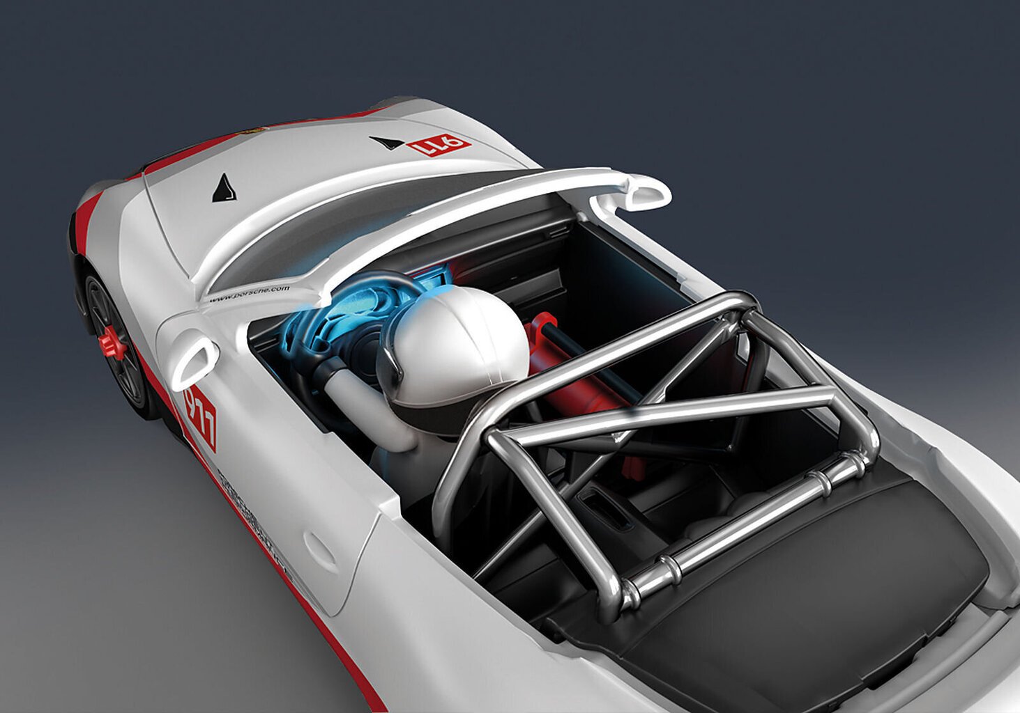 70764 PLAYMOBIL® Porsche Porsche 911 GT3 Cup цена и информация | Konstruktoriai ir kaladėlės | pigu.lt