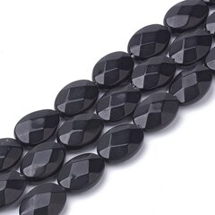 Бусины из черного камня, 18х13 мм, 4 шт. 1 упаковка цена и информация | Принадлежности для изготовления украшений, бисероплетения | pigu.lt