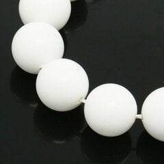 SHELL perlų karoliukai 8 mm, 10 vnt. SH0031 kaina ir informacija | Papuošalų gamybai, vėrimui | pigu.lt