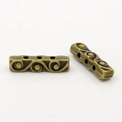 Intarpas II0149, 18x4 mm, 10 vnt. kaina ir informacija | Papuošalų gamybai, vėrimui | pigu.lt