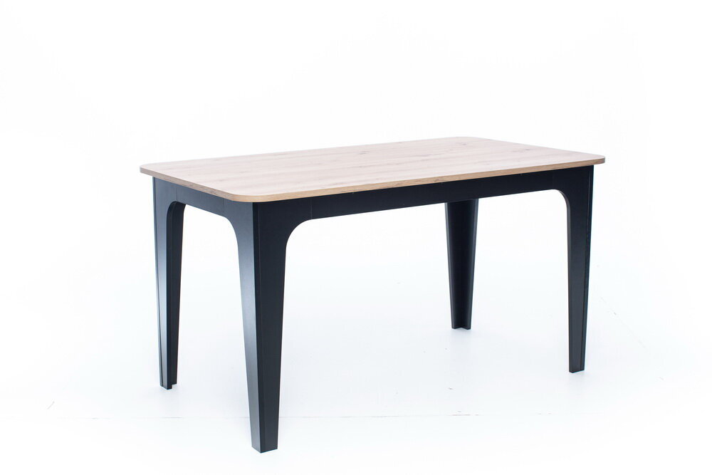 Bond Artisan Oak pietų stalas 139 cm rudas kaina ir informacija | Virtuvės ir valgomojo stalai, staliukai | pigu.lt