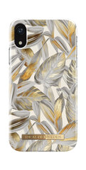 iDeal of Sweden Fashion iPhone XR, Platinum Leaves kaina ir informacija | Telefono dėklai | pigu.lt