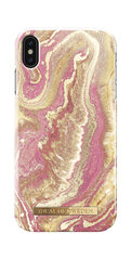iDeal Of Sweden iPhone XS Max Golden Blush Marble kaina ir informacija | Telefono dėklai | pigu.lt