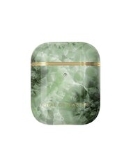 Чехол IDeal of Sweden Airpods 1/2, Crystal Green Sky цена и информация | Наушники | pigu.lt