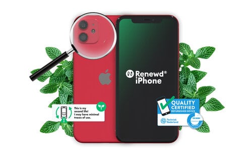 Renewd® iPhone 11 64GB RND-P14664 Red kaina ir informacija | Mobilieji telefonai | pigu.lt