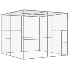 Narvas katėms, 3x3x2,5m, galvanizuotas plienas цена и информация | Клетки и аксессуары для грызунов | pigu.lt