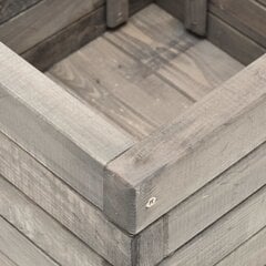Sodo lovelis, 50x50x40cm, pušies medienos masyvas kaina ir informacija | Loveliai | pigu.lt