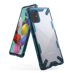 Чехол Ringke Fusion X durable PC Case with TPU Bumper для Samsung Galaxy M31s, синий (FUSG0064) цена и информация | Чехлы для телефонов | pigu.lt