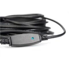 Assmann DA-73105, USB-A, 10 м цена и информация | Кабели и провода | pigu.lt