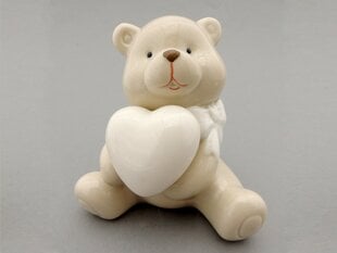 Медвежонок, обнимающий сердце 10x10x8 см цена и информация | Детали интерьера | pigu.lt