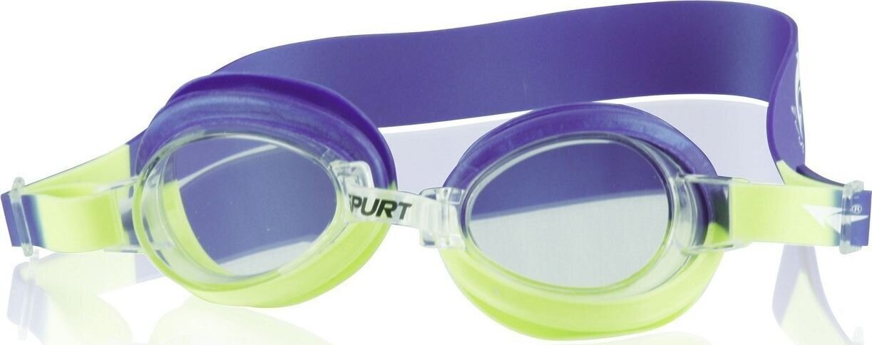 Plaukimo akiniai Nils Aqua 1122 AF, mėlyni/geltoni цена и информация | Plaukimo akiniai | pigu.lt