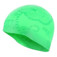 Шапочка для плавания Nils Aqua G-Type Woman SE24, зеленая цена и информация | Шапочки для плавания | pigu.lt