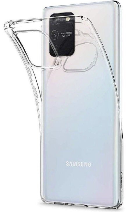Hallo Ultra Back Case 0.3 mm Silikoninis telefono dėklas Samsung G770 Galaxy S10 Lite Skaidrus kaina ir informacija | Telefono dėklai | pigu.lt
