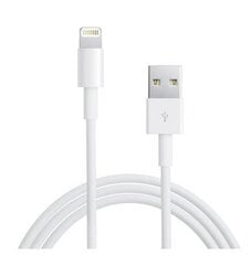 Кабель Hallo Lightning USB, 1м, белый цена и информация | Кабели и провода | pigu.lt