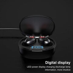 Belaidės stereo ausinės Jellico​ BT​ Earphone​ TWS5, juoda kaina ir informacija | Ausinės | pigu.lt