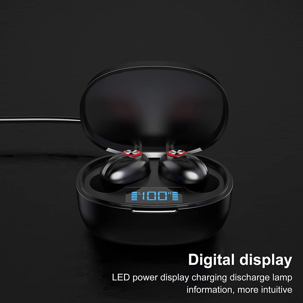 Jellico​ BT​ Earphone​ TWS5 kaina ir informacija | Ausinės | pigu.lt