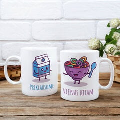 Набор чашек для пары «Завтрак пары» цена и информация | Оригинальные кружки | pigu.lt