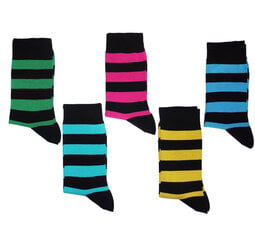 Vyriškos kojinės stripes, rožinės kaina ir informacija | Vyriškos kojinės | pigu.lt