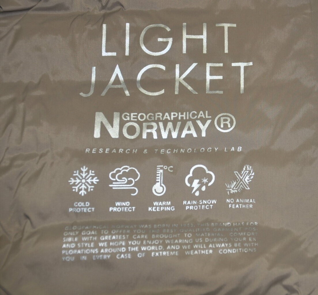 Striukė moterims Geographical Norway, Astonisha Lady Taupe Basic 054 kaina ir informacija | Striukės moterims | pigu.lt