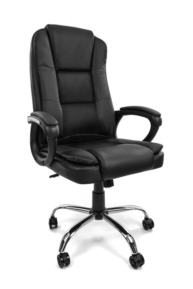 Biuro kėdė Vigo, juoda kaina ir informacija | Biuro kėdės | pigu.lt