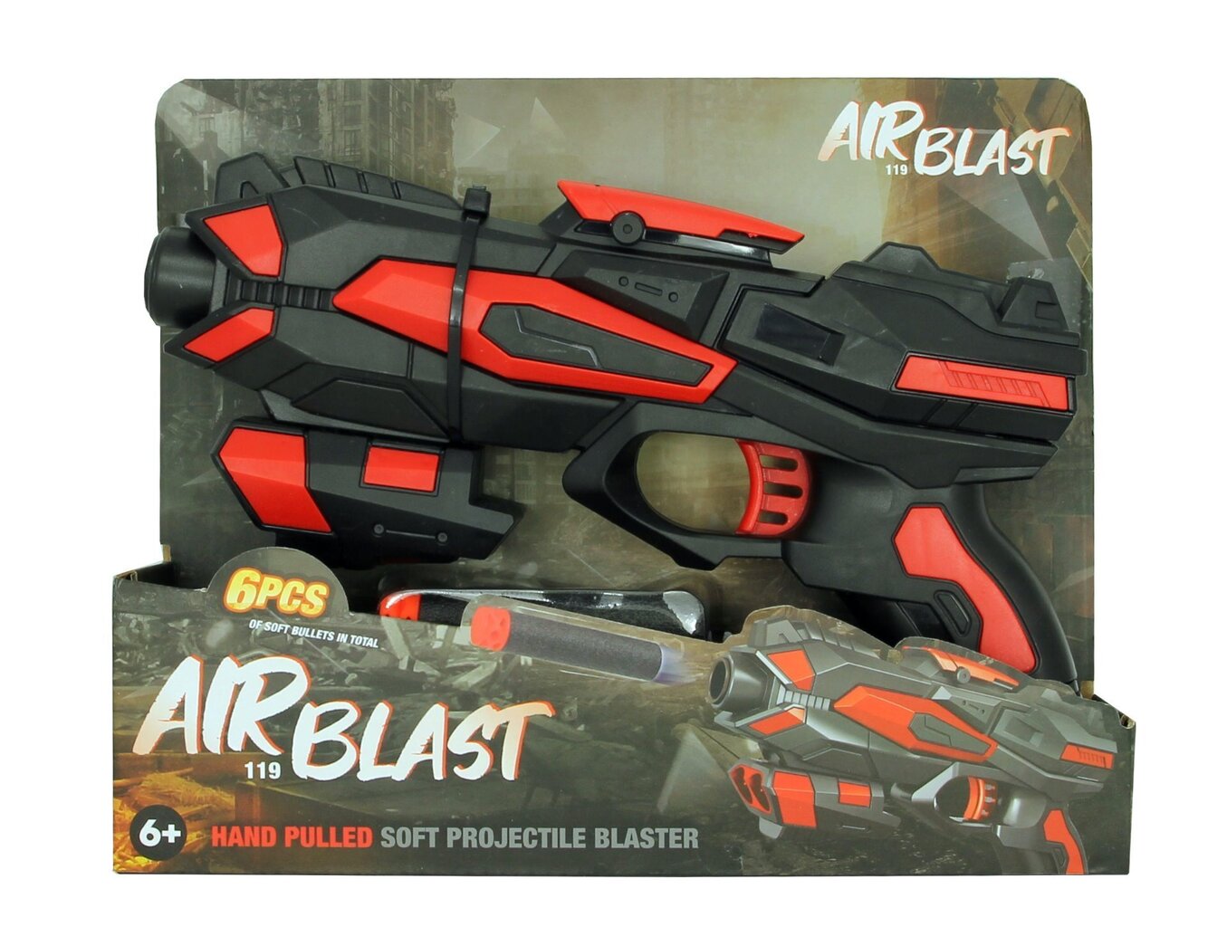 Vaikiškas Šautuvas Airblast 19cm kaina ir informacija | Žaislai berniukams | pigu.lt