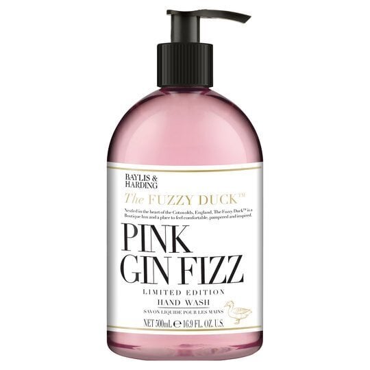 Skystas rankų muilas Baylis & Harding Fuzzy Duck Pink Gin Fizz, 500 ml kaina ir informacija | Muilai | pigu.lt