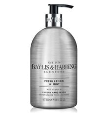 Skystas rankų muilas citrinų ir mėtų aromato Baylis & Harding Elements, 500 ml kaina ir informacija | Baylis & Harding Kvepalai, kosmetika | pigu.lt