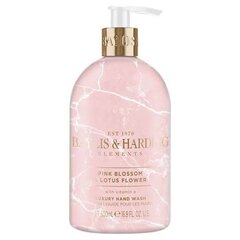 Skystas rankų muilas Baylis & Harding Elements Pink Blossom & Lotus Flower, 500 ml kaina ir informacija | Muilai | pigu.lt