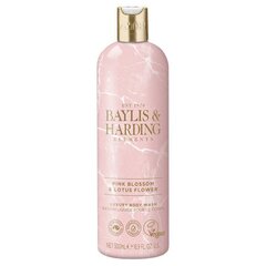 Kūno prausiklis Baylis & Harding Elements 500 ml Pink Blossom & Lotus Flower kaina ir informacija | Dušo želė, aliejai | pigu.lt