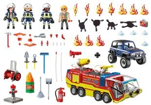 70557 PLAYMOBIL® City Action, Gaisrinės sunkvežimis su degančiu džipu kaina ir informacija | Konstruktoriai ir kaladėlės | pigu.lt