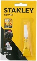 Клей Stanley super glue цена и информация | Клей | pigu.lt