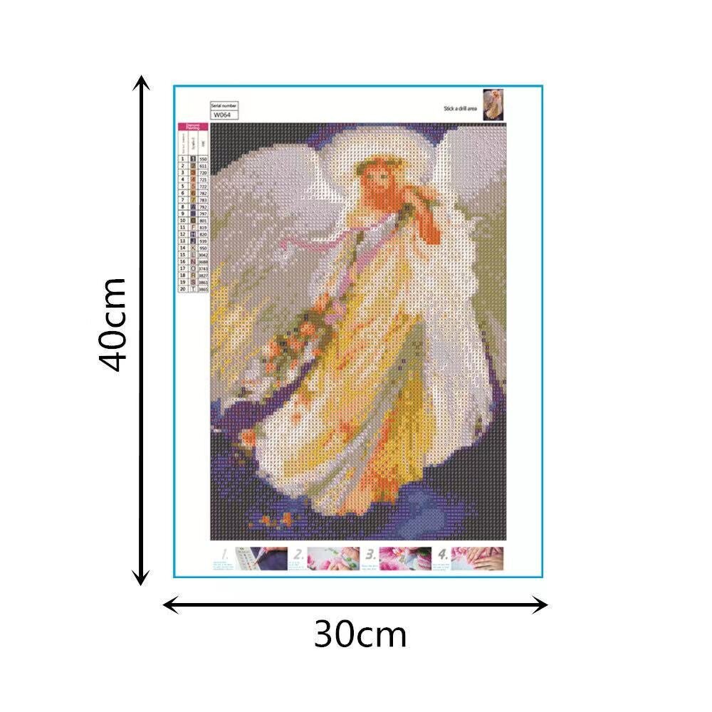 Deimantinio paveikslo-mozaikos 5D rinkinys (akučių klijavimas) 30x40 cm DK41042 kaina ir informacija | Deimantinės mozaikos | pigu.lt
