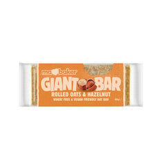 Avižinis batonėlis su lazdyno riešutais MaBaker Giant Bar Hazelnut, 90 g kaina ir informacija | Saldumynai | pigu.lt