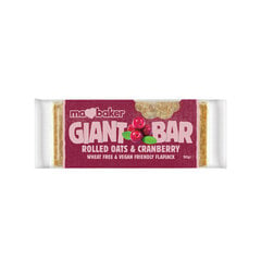 Овсяный батончик Ma Baker Giant Bar с клюквой, 90 г цена и информация | Сладости | pigu.lt