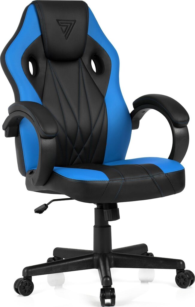 Žaidimų kėdė Sense7 Prism, juoda/mėlyna kaina ir informacija | Biuro kėdės | pigu.lt