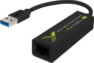 Tinklo adapteris Techly USB-A 3.0 Gigabit Ethernet RJ45 kaina ir informacija | Techly Kompiuterinė technika | pigu.lt