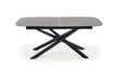 Stalas Halmar Capello, pilkas/juodas kaina ir informacija | Virtuvės ir valgomojo stalai, staliukai | pigu.lt