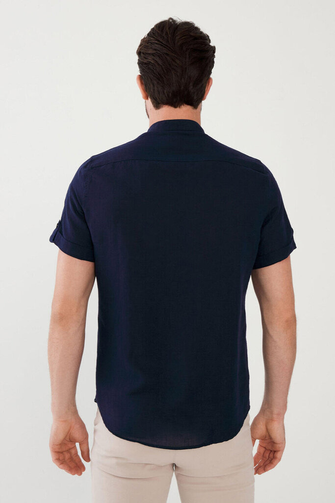Lininiai marškiniai vyrams Mcl kaina ir informacija | Vyriški marškiniai | pigu.lt