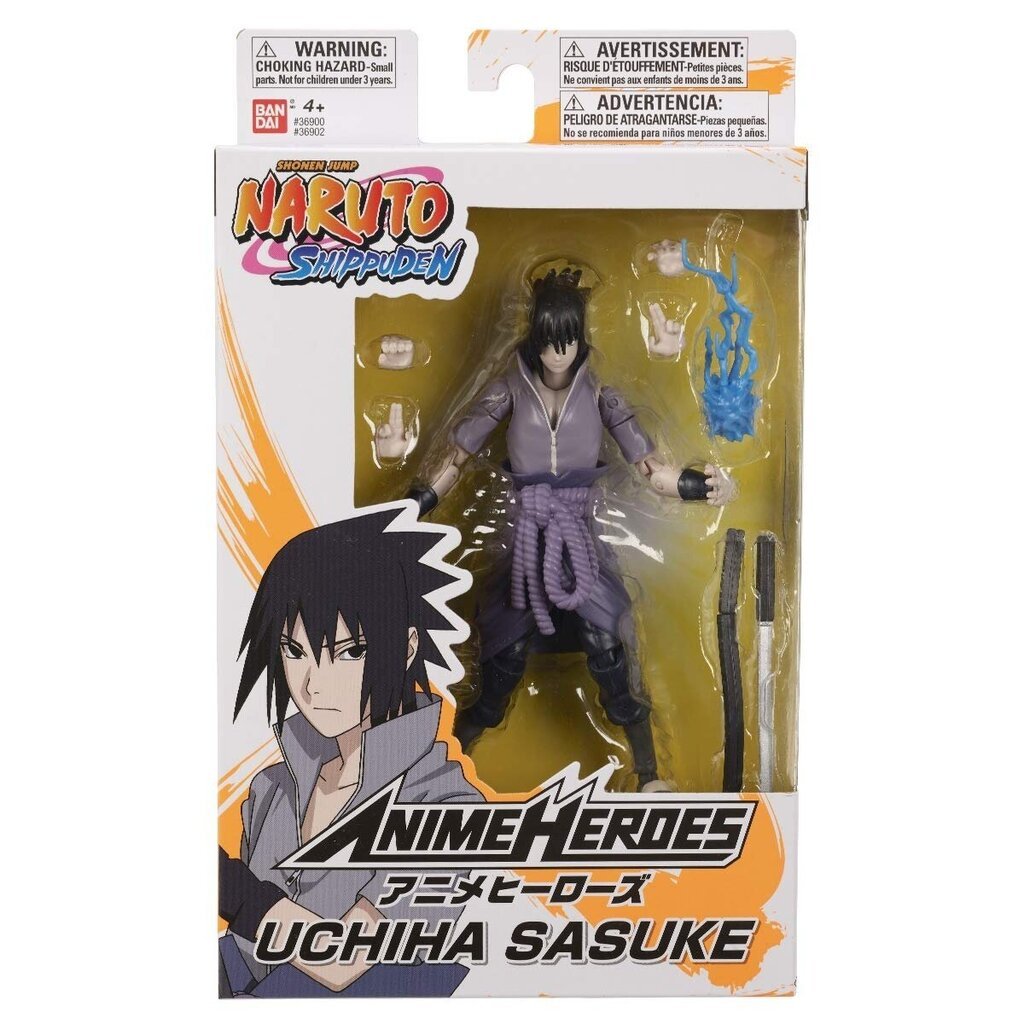 Bandai Anime Heroes: Naruto Uchiha Sasuke kaina ir informacija | Žaidėjų atributika | pigu.lt