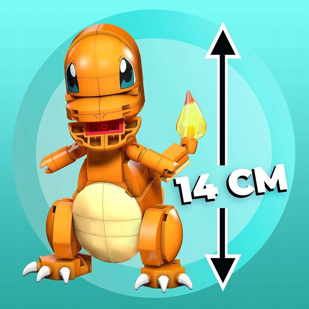 Konstruktorius Mega Construx Pokemon Charmander, 180 d. kaina ir informacija | Konstruktoriai ir kaladėlės | pigu.lt