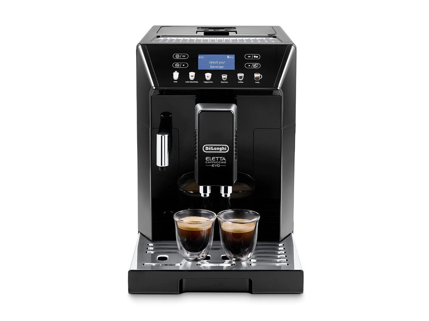 Delonghi Eletta Cappuccino Evo ECAM46.860.B kaina ir informacija | Kavos aparatai | pigu.lt