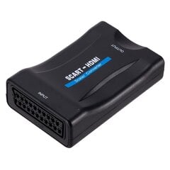 Vaizdo signalo keitiklis Fusion SCART į HDMI signalą (+ garsas), juodas kaina ir informacija | Adapteriai, USB šakotuvai | pigu.lt