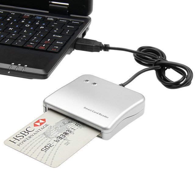 Fusion ID kortelių skaitytuvas PC / SC / CCID ISO7816 USB (+ SIM) kaina ir informacija | Adapteriai, USB šakotuvai | pigu.lt