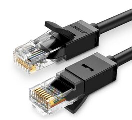 Ugreen LAN Кабель / 5e cat / RJ45 / 0.5 м / черный цена и информация | Кабели и провода | pigu.lt