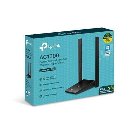 TP-Link Archer T4U Plus kaina ir informacija | Maršrutizatoriai (routeriai) | pigu.lt